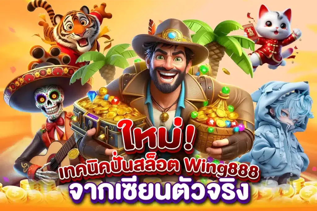 เทคนิคปั่นสล็อต Wing888 จากเซียนตัวจริง