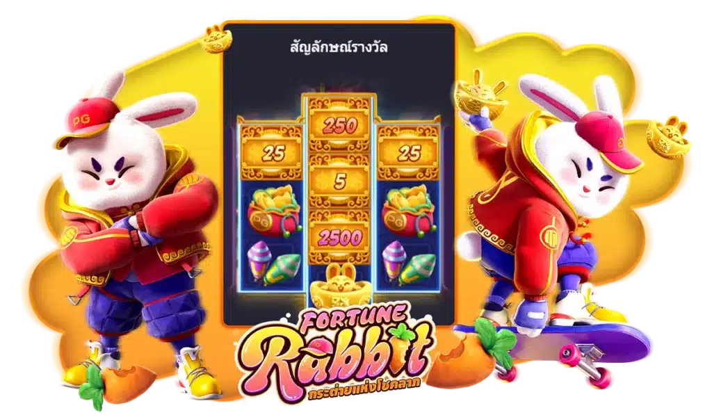ฟีเจอร์สัญลักษณ์รางวัล Fortune Rabbit